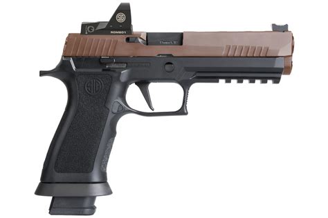 Sig Sauer P320 X Five 9mm Two Tone Coyote Pistol With ROMEO1 Reflex