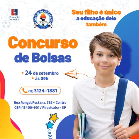 Concurso De Bolsas Colégio Piracicabano Abre Inscrições De Bolsas De