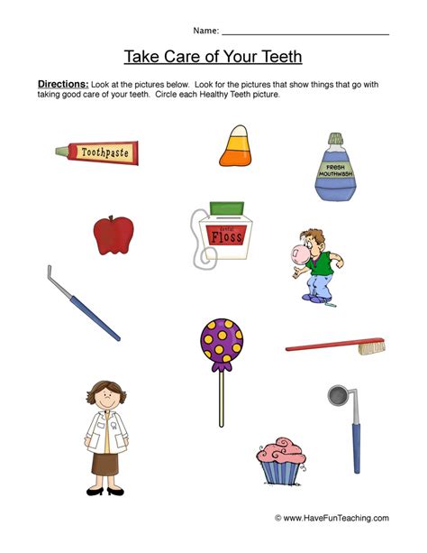 Cleaning Worksheets For Kids
