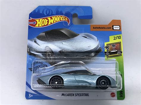 Hot Wheels Mclaren Speedtail Metallic Blue Hw Exotics