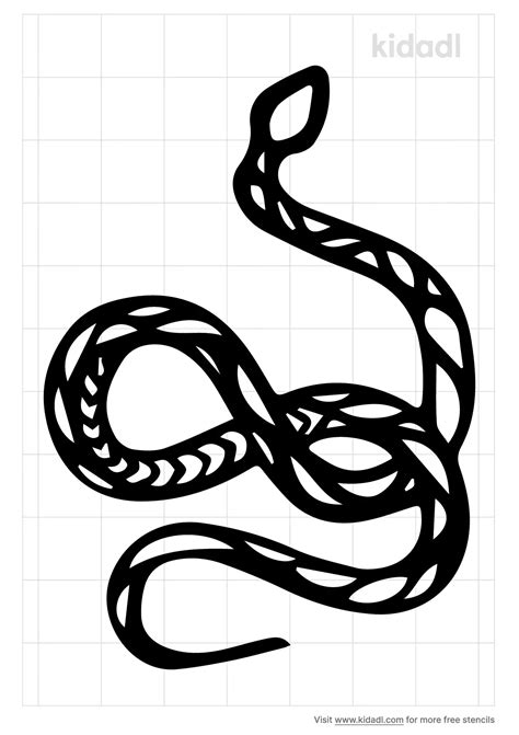 Free Geometric Snake Tattoo Stencil Stencil Printables Kidadl