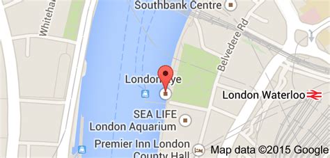 London Eye On Map Of London - vrogue.co