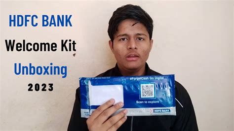 HDFC Bank Welcome Kit Unboxing 2023 Welcome Kit Unboxing 2023