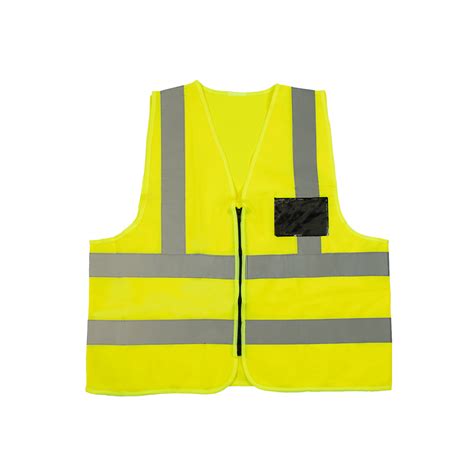 Reflective Vest With Zip And Id Pocket Protekta Safety Gear