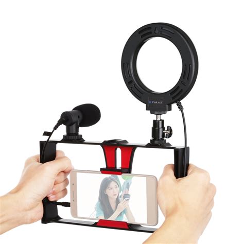 Puluz In Vlogging Live Broadcast Smartphone Video Rig Microfono