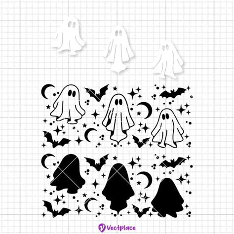 Minnie Ghost Libbey Can Glass Wrap Oz Svg Vectplace