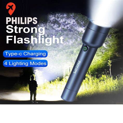 Philips Rechargeable Torch Light Sfl Flashlight Led Lumen