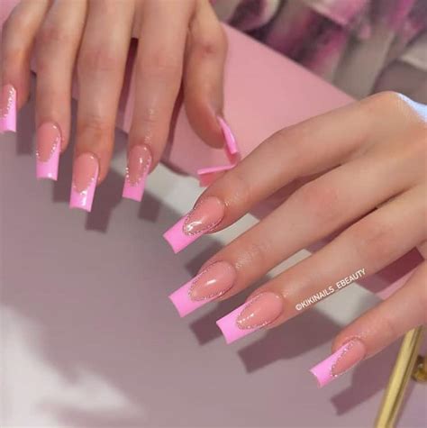 50 Pink French Tip Nail Designs To Elevate Your Nail Game