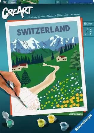 Creart Jungfrau Region Malen Nach Zahlen Ravensburger