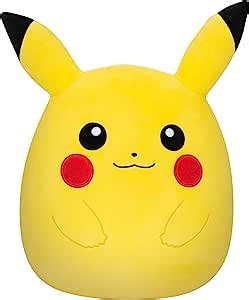 Amazon Squishmallows Pokemon Inch Pikachu Plush Add Pikachu