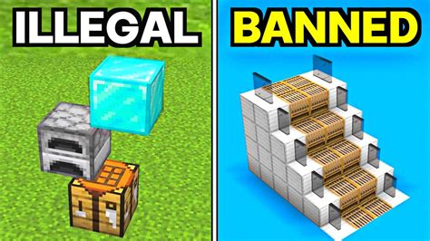 Illegal Minecraft Build Hacks Minecraft Videos