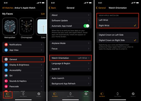 How To Change Wrist And Digital Crown Orientation On Apple Watch