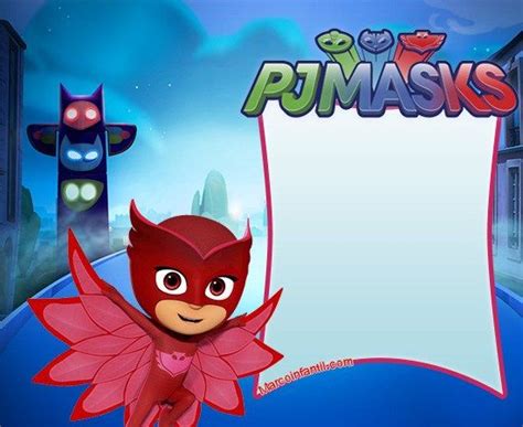 Marcos De Pj Masks O H Roes En Pijamas Imprimibles Gratis