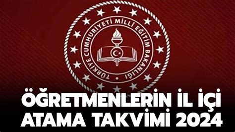 Öğretmenlerin il içi tayini isteğe bağlı başvuru tarihleri İl içi