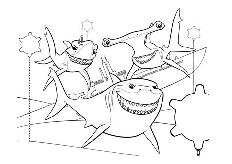 Marlin Finding Nemo Coloring Pages