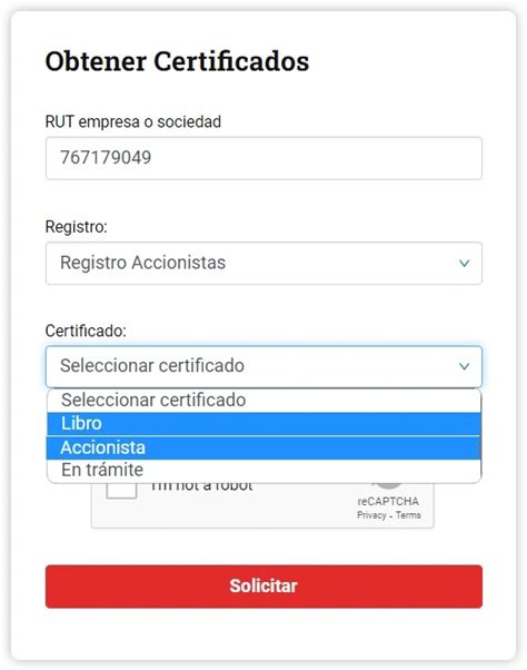 Registro De Accionistas DN DeNegocios Cl