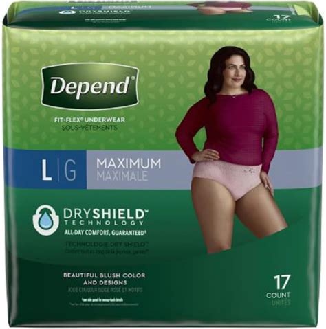 Amazon Depend Protection Plus Ultimate Underwear For Women Large