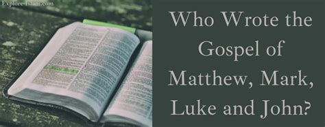 Who Wrote The Gospels Of Matthew Mark Luke And John The New