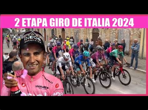 Etapa Giro De Italia Nairo Quintana Jhonatan Narvaez Brutal