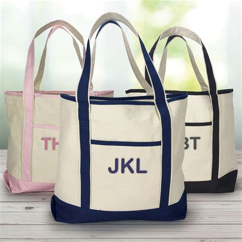 Monogram Canvas Tote Bags For Women | semashow.com