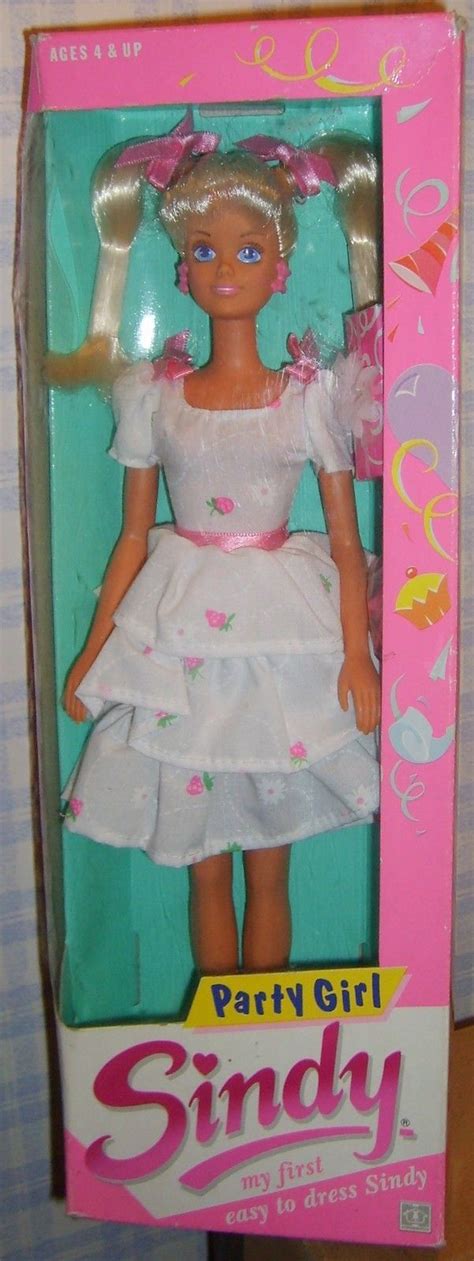 Hasbro 1989 Party Girl Sindy Doll Nrfb 42 4 3