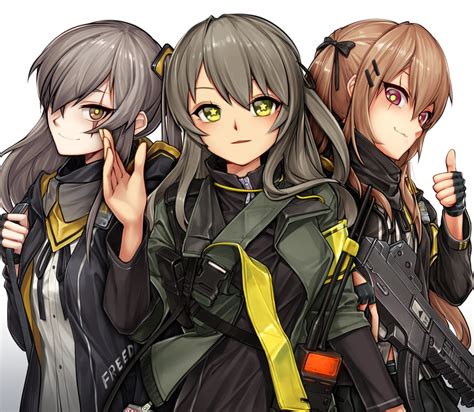 Ump45 Ump9 And Ump40 Girls Frontline Drawn By Randle Danbooru