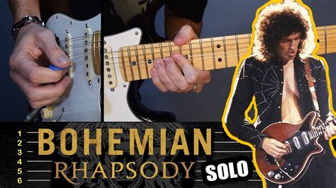 Como Tocar El Solo De Bohemian Rhapsody Idéntico A Brian May Tabs De