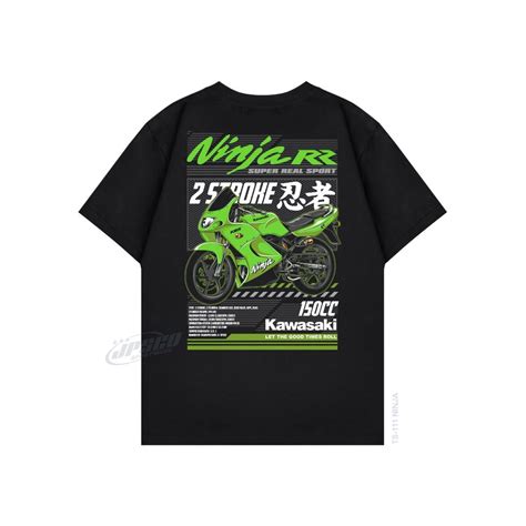 Jual Kaos KAWASAKI NINJA INDONESIA Kaos NINJA RR 2 TAK Baju NINJA SS