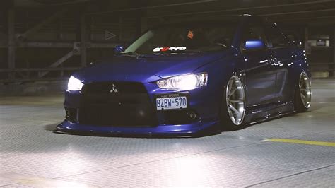 Stanced Evo X