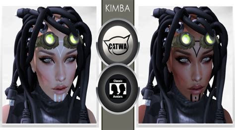 Second Life Marketplace Sg Kimba Makeup Catwa Head And Classic Sl