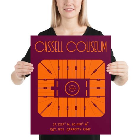 Virginia Tech Wrestling Cassell Coliseum | Stadium Prints