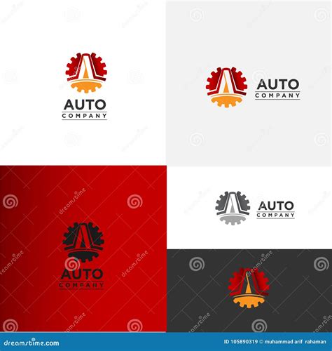 A Logo For Auto Workshop Stock Vector Illustration Of Shop 105890319