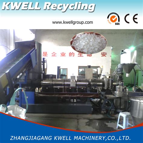 LDPE HDPE PP Film Compacting Granulating Machine PE Waste Plastic