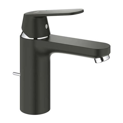 Grohe Matt Black Eurosmart Cosmopolitan Mono Basin Mixer With Pop Up