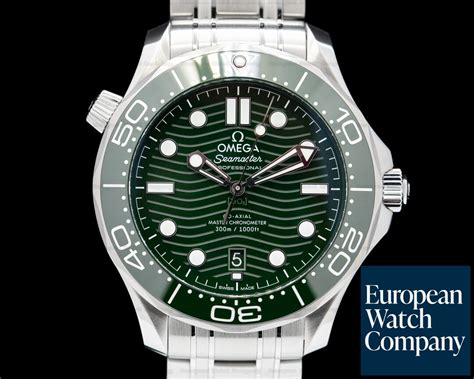 Omega Seamaster Green Dial Diver M Co Axial