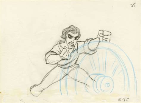 The Little Mermaid Prince Eric Production Drawing Id Jun22352 Van