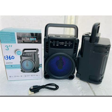 مشخصات ، قیمت و خرید اسپیکر بلوتوثی قابل حمل مدل GTS-1360