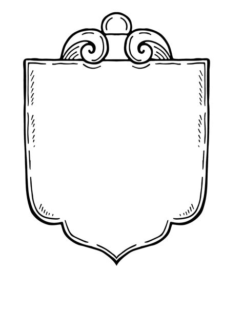 Free Printable Coat Of Arms Templates Pdf Maker Examples