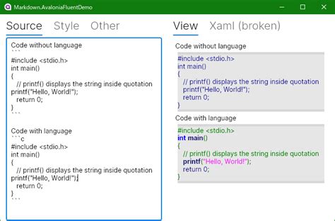 Feature Request Syntax Highlighting For Codeblocks Issue 44