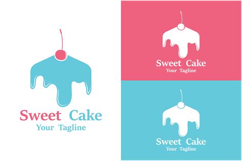 Sweet Cake Logo Icon Illustration Design Graphic by Acillia eggi ...