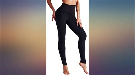 Neleus High Waist Running Workout Leggings For Yoga With Pockets Review