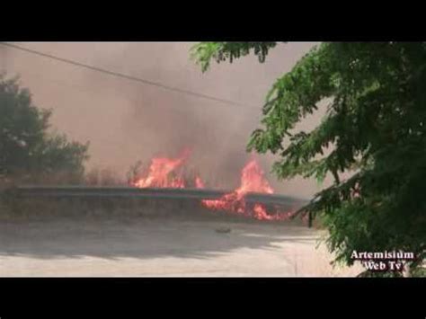 Sant Agata Di Puglia Incendio Monte Croce Youtube