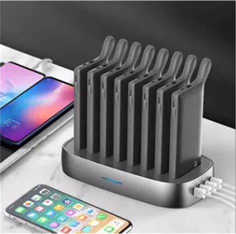 Wst In Wireless Mah Multiple Power Bank Station Aluminum Abs