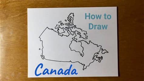 How To Draw Canada Youtube