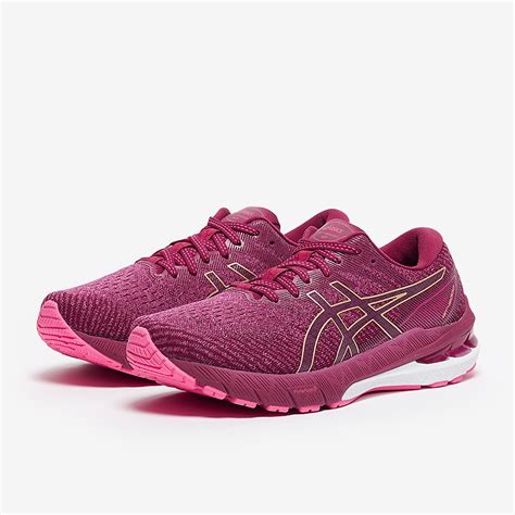 Asics Womens Gt 2000 10 Pink Glochampagne Womens Shoes Prodirect Running