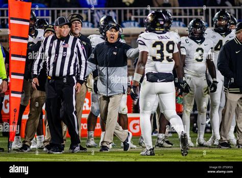 Durham Nc Usa Nd Nov Wake Forest Demon Deacons Head Coach