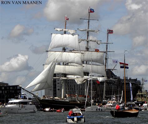 Warshipsresearch Dutch Sailing Passenger Ship Stad Amsterdam 1997