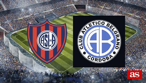 San Lorenzo de Almagro vs Belgrano estadísticas previas y datos en