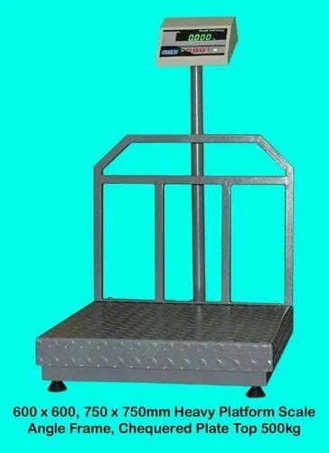 Reegle Platform Scale Chequered Plate Platform Weighing Scale At Rs