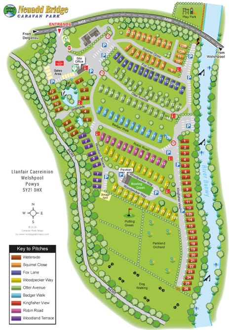 Holiday Park Map Designers And Caravan Site Plans